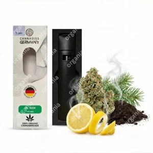 Вейп з канабісом Cannadiss OG Kush 1 мл, автозатяжка, 0% THC — вигляд упаковки