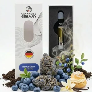 Картридж Blueberry 510 від Cannadiss, 1 мл, 0% THC — вигляд упаковки