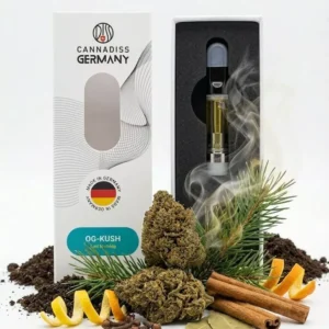 Картридж OG Kush 510 від Cannadiss, 1 мл, 0% THC — вигляд упаковки
